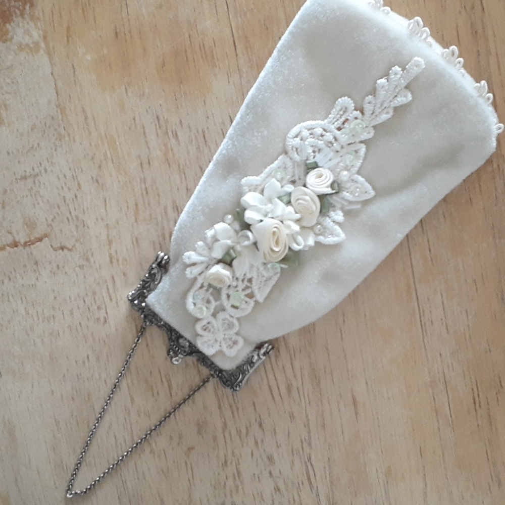 Vintage Floral Coin Purse Evening Bag KK106 - Picture 13 of 15